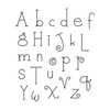 Spellbinders Whimsy Alphabet Stamp Set, Synthetic Material, Multi-Colour, 26.3 x
