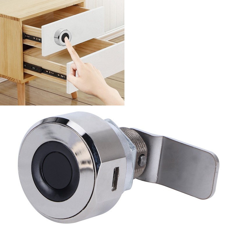 Bluetooth Fingerprint APP Lock Set Zinc Alloy Furniture Drawer Lock