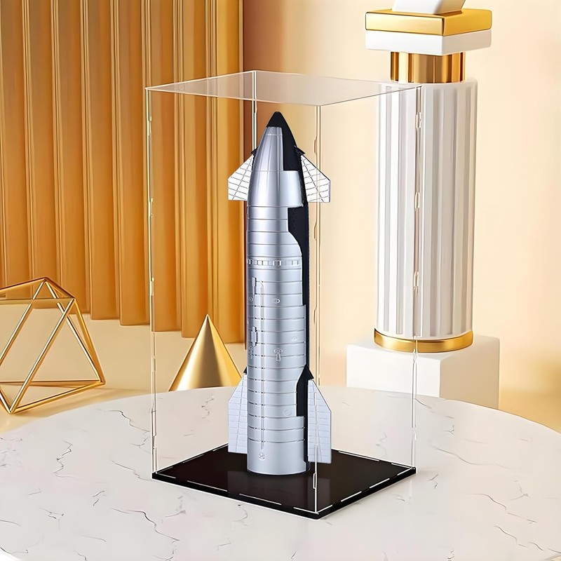 Dimind SpaceX Starship Rocket Model with Metallic Texturel - Launcher