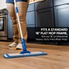 Microfiber Wholesale 18" Absorbent Microfiber Wet Mop Pad - Reusable,