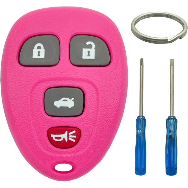 Pink Key Fob Case Shell Fit for Chevy Suburban Tahoe