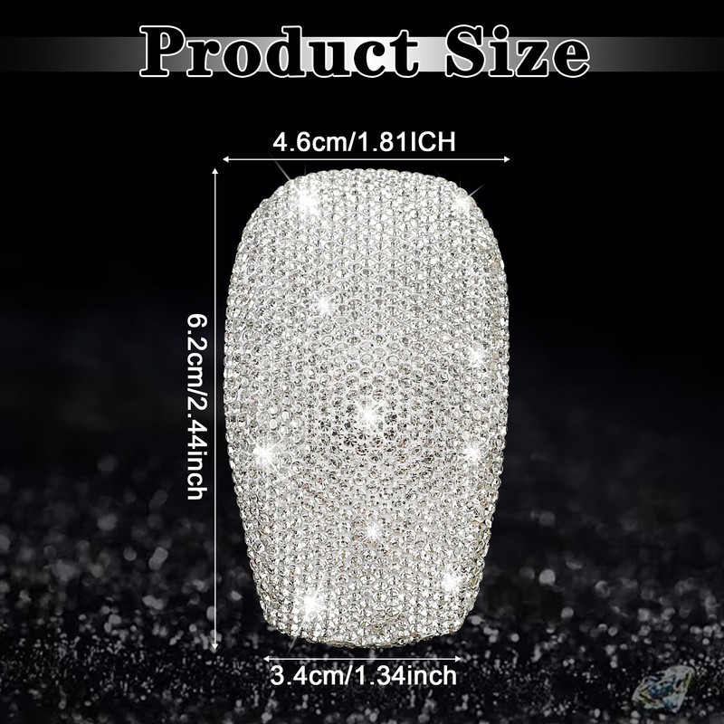 TOMALL Bling Gear Shift Knob Cover Compatible with Nissan Sentra
