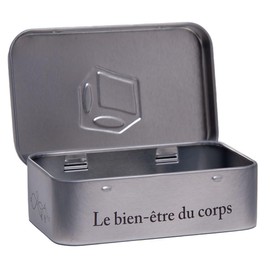 La Maison du Savon de Marseille - Marseille Soap Cube Design Soap Tin - Shower Storage Soap Holder and Travel Soap Case - Holds 125g Bar of Soap