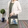 LiuenMgg Chubby Penguin Messenger Bag Small Ethnic Pattern Printed Adjustable