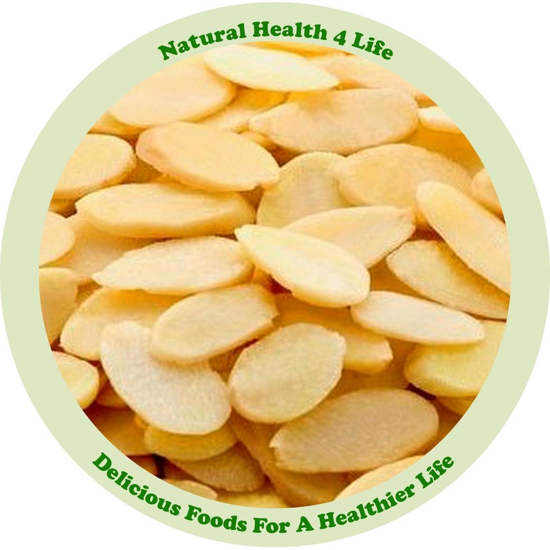 Natural Health 4 Life Flaked Almonds 350g (1 Pouch)