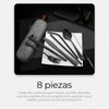 Raganet, Juego de Cubiertos de Viaje, Set de 8 Piezas