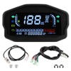 Motorcycle Speedmeter Fuel Level Gauge Refit LCD Instrument for 1/2/4