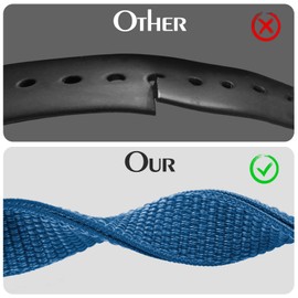 Th-some 20 mm Bracelet for Garmin Vivoactive 3, Adjustable Nylon Replacement Strap for Garmin Vivoactive 3 Music/Vivomove HR/Forerunner 245/Forerunner 245 Music/Forerunner 645/Forerunner 645 Music