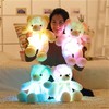 elfishgo Creative Light Up LED Inductive Teddy Bear Stuffed Animals