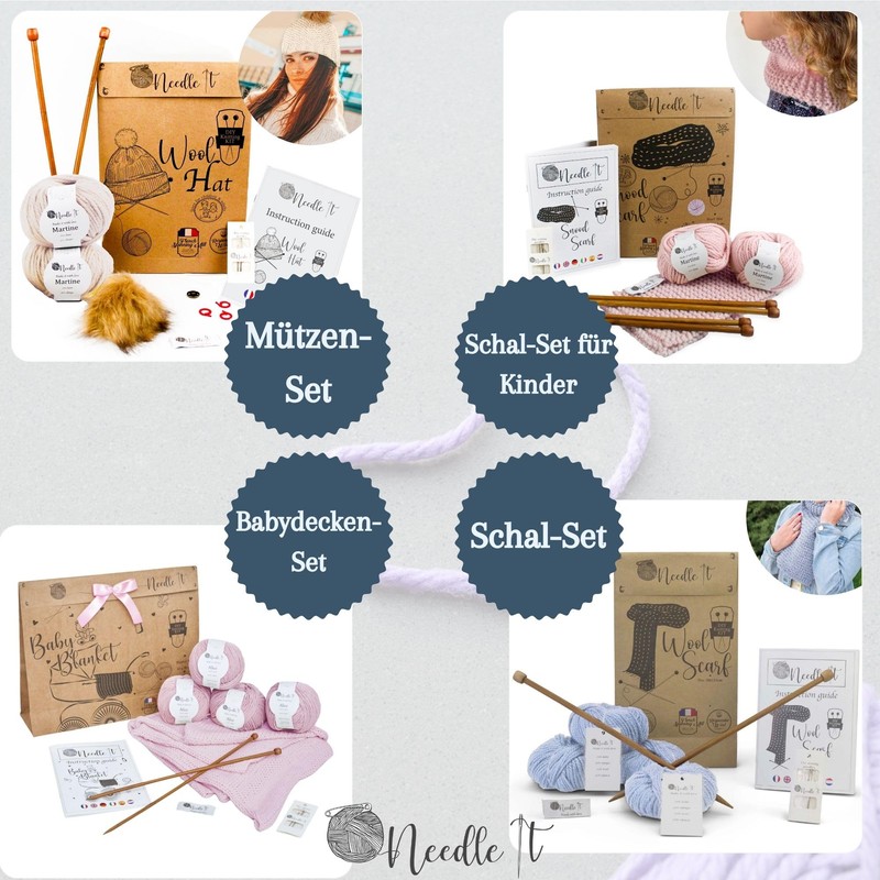 Needle It® - Knitting Set for Beginners Complete with Knitting