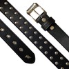 Lowlife Sphere Leather Belt in Black
