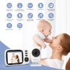 Babystar Babyphone mit Kamera, 3.2 Zoll Video-Babyphone Wireless, Nachtsicht, Temperaturüberwachung,