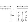 Gedotec Bed Angle Corner Connector Metal Connecting Angle 55 x