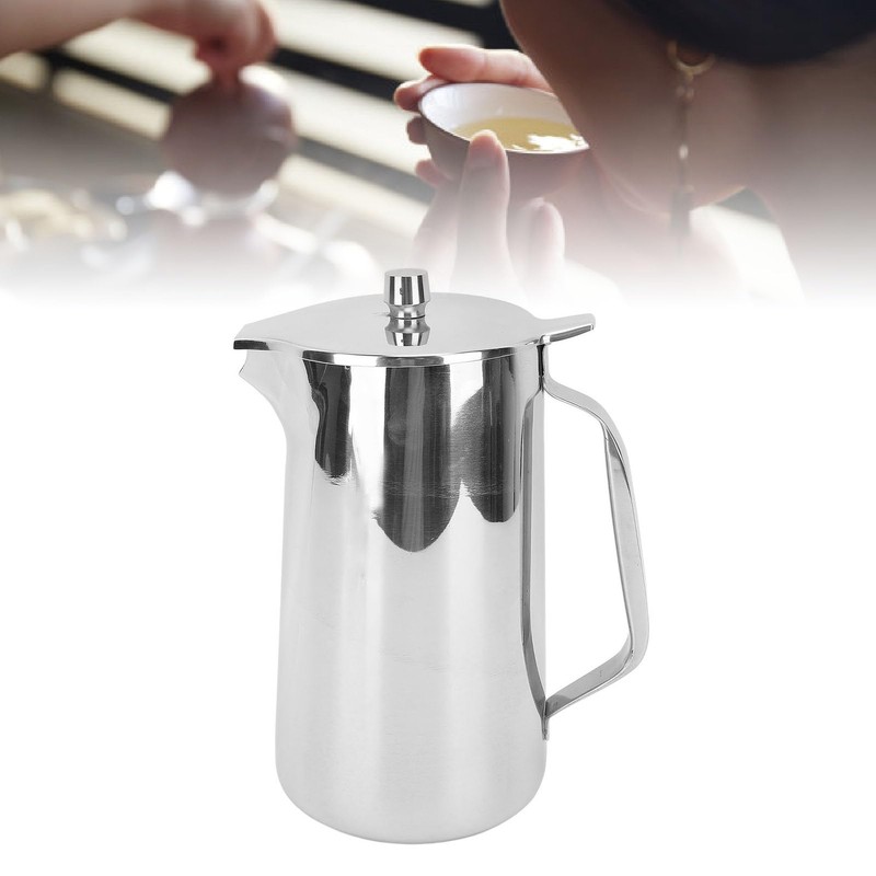 Large Capacity 2L Stainless Steel Water Pitcher Cold Beverage Jug,