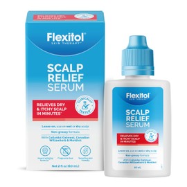 Flexitol Scalp Relief Serum for Itchy Scalp with 2% Colloidal Oatmeal, 2 Ounce, FSA Eligible