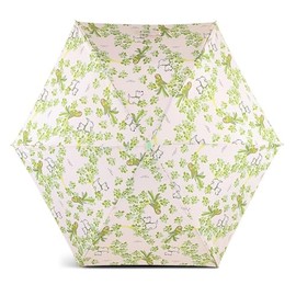 RADLEY London Womens Responsible Foldaway Telescope Umbrella Parakeet Pals in Cream