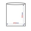 Ordi PP-RPK-HDM Kitchen Plastic Bags, Medium, Roll Type, Translucent, Pack