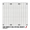 Econoco - Panel Slat Grid Display – Metal Slat Grid