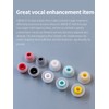 Keephifi【10 PCS/5 Pairs】 Earphones Earpads KBEAR 07 Silicone Eartips,Noise Reduction