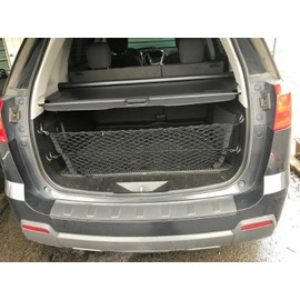 EACCESSORIES EA Rear Trunk Organizer Cargo Net for GMC Terrain 2010-2017 – Envelope Style Cargo Net for SUV - Premium Mesh Car Trunk Organizer Vehicle Carrier Storage – Compatible with Terrain