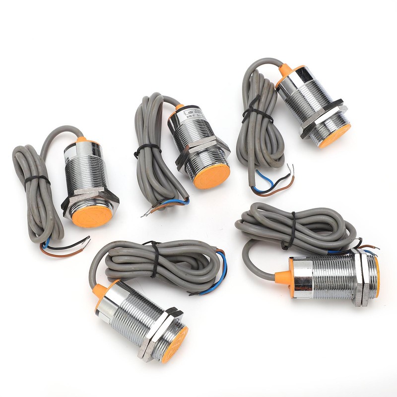 5Pcs Metal Inductive Switch Proximity Limit Sensor NPN 3‑Wire Normally