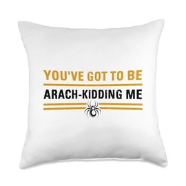 Spider Lover Arachnid Cobweb Terrarium Tarantula Throw Pillow