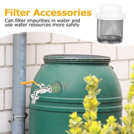 CTDMJ Kugelauslaufhahn 3/4 Zoll Kugel-Auslaufventil Messing Wasserhahn für Regentonne mit Filterstopfen Universal Frostsicher Garten Wasserhahn Kugel-Auslaufventil für Garten Schlauch (Gelb)