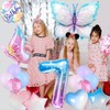 Butterfly Balloons, 7th Birthday Decorations for Girls Happy Birthday Balloons
