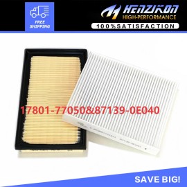H HENZIKON HIGH-PERFORMANCE COMBO ENGINE AND CABIN AIR FILTER FOR TOYOTA CAMRY RAV4 VENZA HYBRID 2018-2023