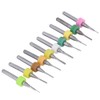Carbide Micro Drill Bits, 10pcs PCB End Mill Engraving Bits
