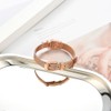 Fashion Simple Stainless Steel Bracelet Women Bangle Heart Shape Pendant