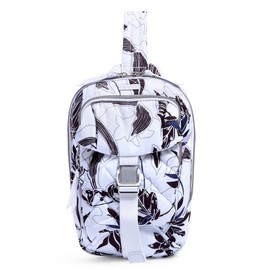 Vera Bradley Women's Performance Twill Utility Sling Backpack, Twilight Garden, One Size