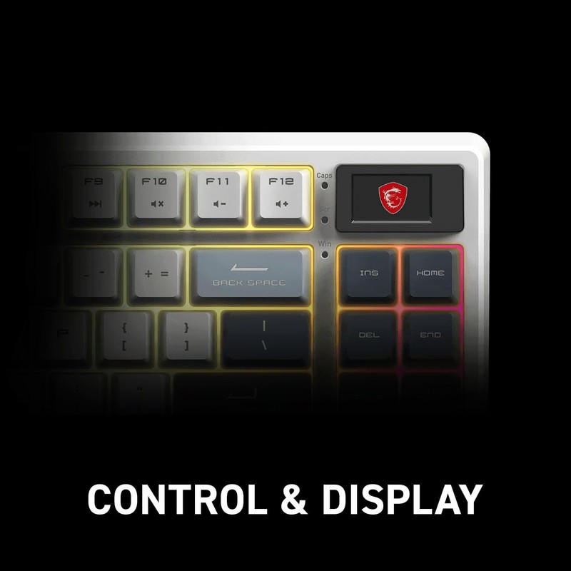 msi Forge GK600 TKL Wireless Sky - Mechanical Linear SWITCHES
