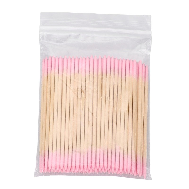 Pomya 100Pcs Pointed Tip Cotton Swabs, Double Precision Tips Cotton