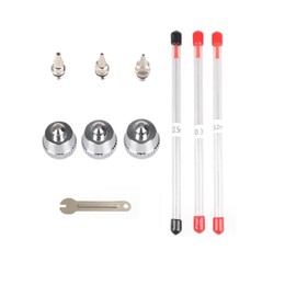 VEDA 0.2mm, 0.3mm, 0.5mm Airbrush Nozzles and Needles Replacement Kit for Airbrushes Gun