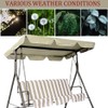 Swing Canopy Replacement Top, Outdoor Patio Swing Canopy Replacement, 3