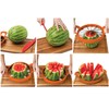 KOLORAE Extra Large Watermelon Slicer, Stainless Steel Cutter with Durable