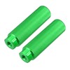 X AUTOHAUX Pair Rear Foot Pegs Footrests Green for Bicycle