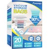 Fygrip 20 Pack Vacuum Storage Bags with Hand Pump, 4
