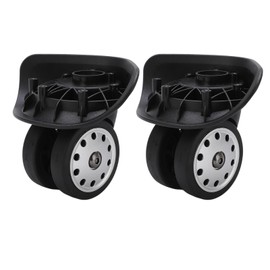 Natudeco 2Pcs Luggage Swivel Wheels Universal Luggage Wheel Replacement Suitcase Luggage Casters Luggage Porous Wheels for Luggage Replacement and Repair