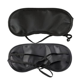 20 Pcs Black Eye Masks Light Blocking Eye Covers Sleeping Eye Masks Sleep Eye Blindfolds Eye Shades with Adjustable Strap for Women Men