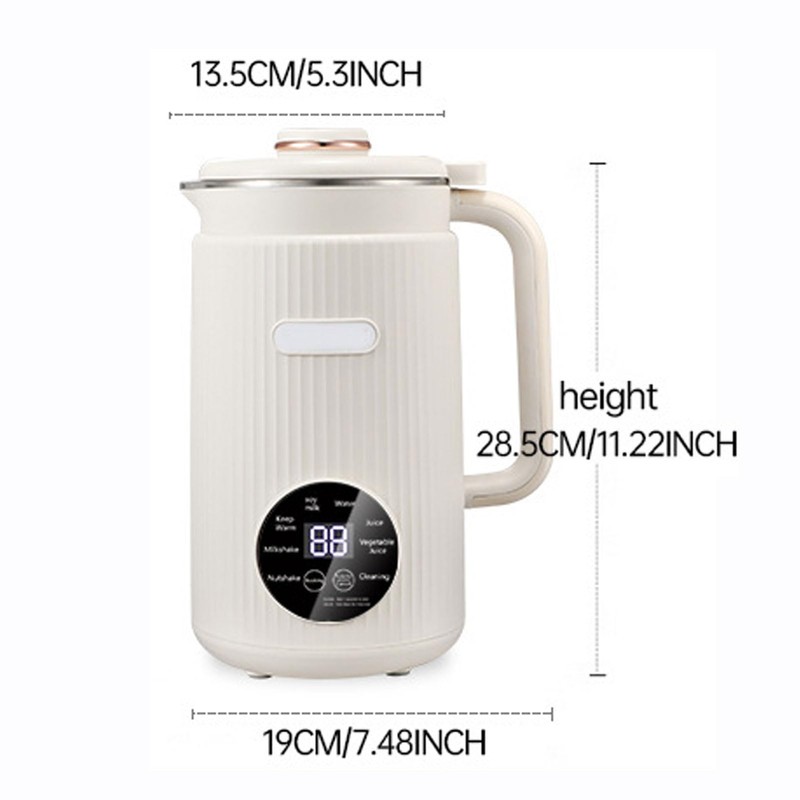 Irishom Nut Milk Maker, Soy Milk Maker Programmable Blender with