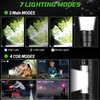 Rechargeable Flashlights High Lumens, 7Modes Flashlight Rechargeable, Super Bright LED