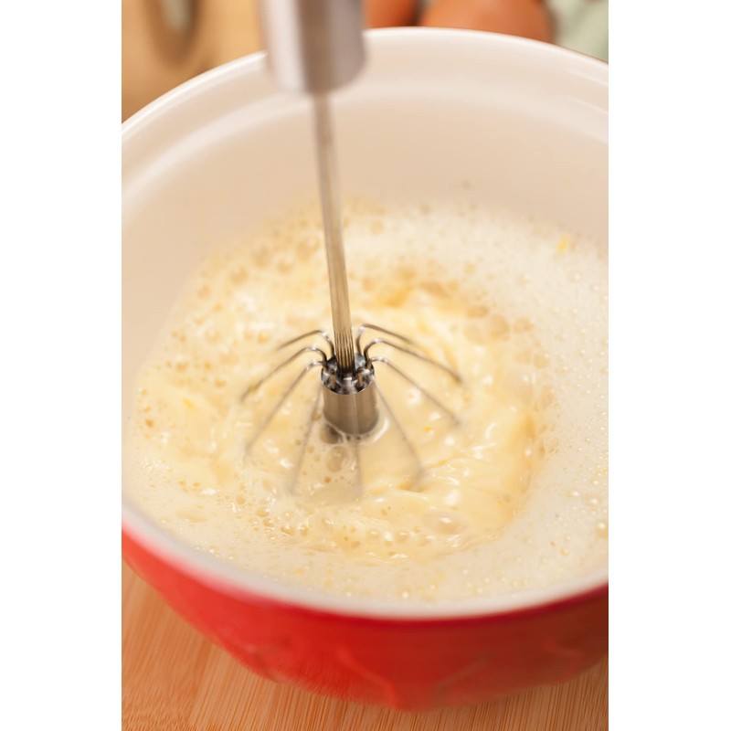 JudgeTC316 Spinning Whisk/Egg Beater, Silver