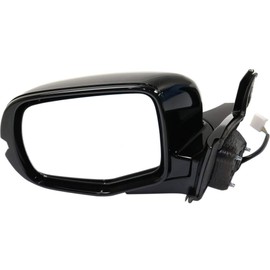 For Honda Ridgeline 2017 2018 2019 Door Mirror Driver Side | Manual Folding | Power | Non-Heated | Paintable | Sport Model | Replacement For 76250T6ZA41ZB | HO1320310