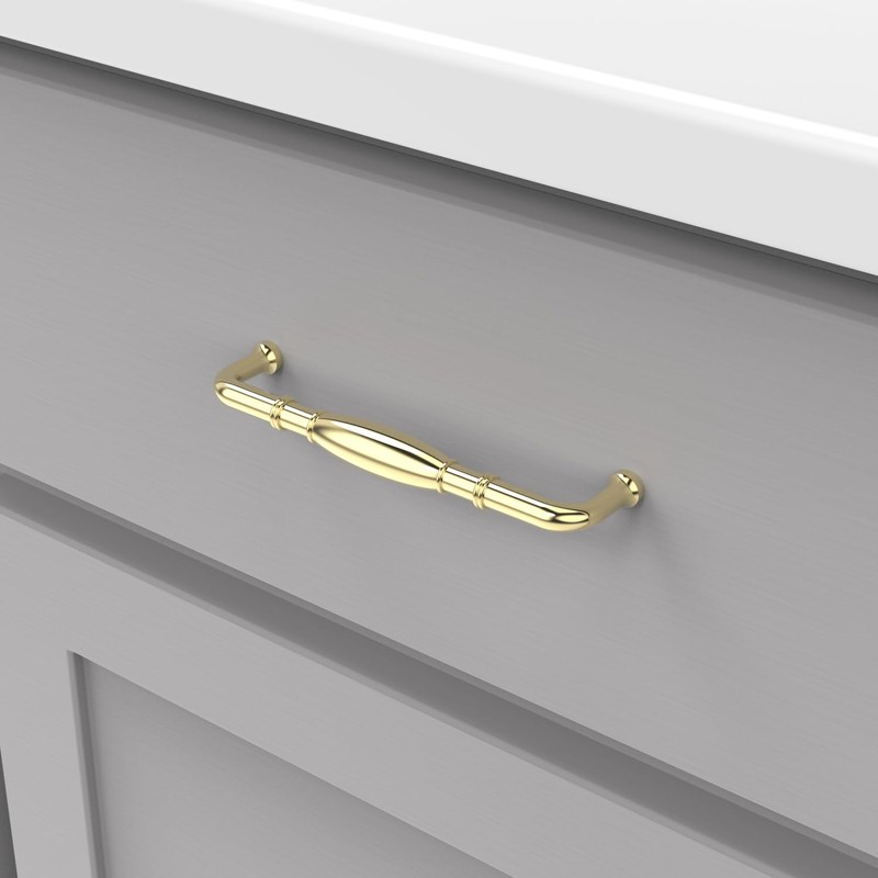 Hickory Hardware 1 Pack Solid Core Kitchen Cabinet Pulls, Luxury