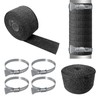 2 Pack Fireproof Pipe Wrap Insulation 2" Wide X 16'