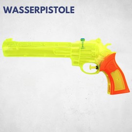 Best Sporting Water Gun 28 cm, Range 5 Metres, Tank/Capacity 185 ml, Water Guns for Children, for Summer Parties, Outdoors, Children's Birthday Parties