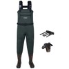 HISEA Neoprene Fishing Chest Waders for Men with Boots Cleated
