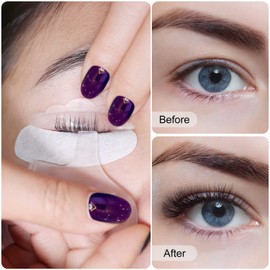 Wimpern Dauerwelle Lockenwickler Silikon Dauerwelle Pad 5 Größen mit Y Form Wimpernbürste für Wimpernlifting 44 Stücke